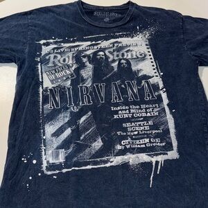 Y2K Nirvana Rolling Stone Cover Collection Graphic T-Shirt